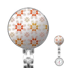 Wallpaper Pattern Abstract Stainless Steel Nurses Watch by Pakrebo