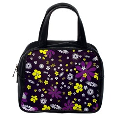 Buttercups & Violets Classic Handbag (one Side) by WensdaiAmbrose