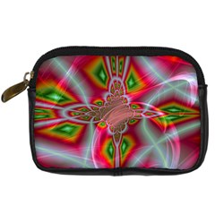 Fractal Art Pictures Digital Art Digital Camera Leather Case by Pakrebo