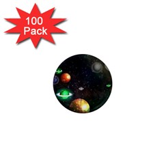 Galactic 1  Mini Magnets (100 Pack)  by WensdaiAmbrose