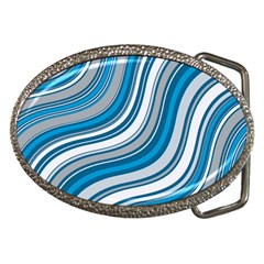 Blue Wave Surges On Belt Buckles by WensdaiAmbrose