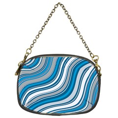 Blue Wave Surges On Chain Purse (one Side) by WensdaiAmbrose