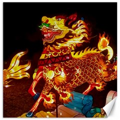 Dragon Lights Canvas 12  X 12  by Riverwoman