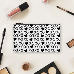 Xo Valentines Day Pattern Cosmetic Bag (small) by Valentinaart