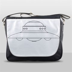 Alien Space Ufo Extraterrestrial Messenger Bag by Wegoenart