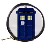 Tardis Doctor Who Time Travel Mini Makeup Bag Back