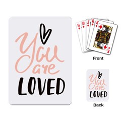 You Are Loved Playing Cards Single Design by alllovelyideas