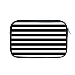 Black Stripes Apple Macbook Pro 13  Zipper Case by snowwhitegirl