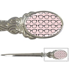 Nerdy Glasses Pink Letter Opener by snowwhitegirl