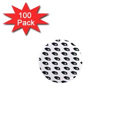 Eyes White 1  Mini Magnets (100 Pack)  by snowwhitegirl