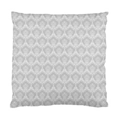 Damask Grey Standard Cushion Case (two Sides) by snowwhitegirl