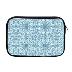 Ornamental Blue Apple Macbook Pro 17  Zipper Case by snowwhitegirl