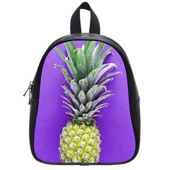 Pineapple Purple School Bag (small) by snowwhitegirl