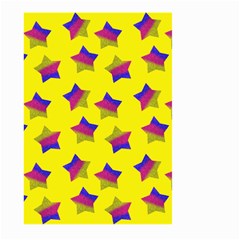 Ombre Glitter  Star Pattern Large Garden Flag (two Sides) by snowwhitegirl