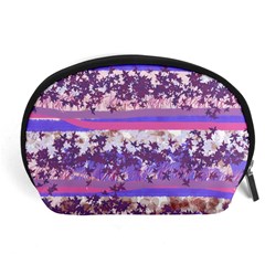 Abstract Pastel Pink Blue Accessory Pouch (large) by snowwhitegirl