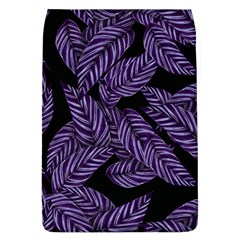 Tropical Leaves Purple Removable Flap Cover (l) by snowwhitegirl