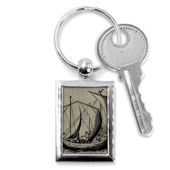 Vintage Ship Key Chains (rectangle)  by snowwhitegirl