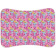 Paisley Pink Sundaes Velour Seat Head Rest Cushion by snowwhitegirl