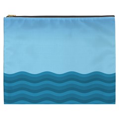 Making Waves Cosmetic Bag (xxxl) by WensdaiAmbrose