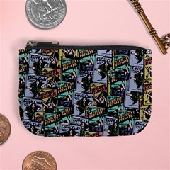 Comic Books Pattern Mini Coin Purse by snowwhitegirl