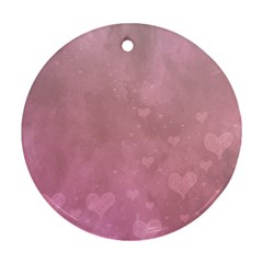 Lovely Hearts Ornament (round) by lucia