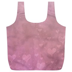 Lovely Hearts Full Print Recycle Bag (xl) by lucia