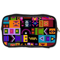 Abstract A Colorful Modern Illustration Toiletries Bag (two Sides) by Sudhe