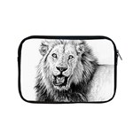 Lion Wildlife Art And Illustration Pencil Apple MacBook Pro 15  Zipper Case Front