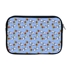 Lamb Pattern Blue Apple Macbook Pro 17  Zipper Case by snowwhitegirl