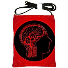 Artificial Intelligence Brain Think Shoulder Sling Bag by Sudhe