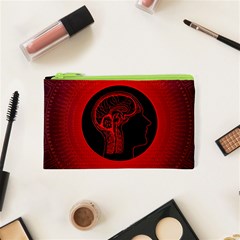 Artificial Intelligence Brain Think Cosmetic Bag (xs) by Sudhe