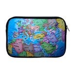 Globe World Map Maps Europe Apple MacBook Pro 17  Zipper Case Front