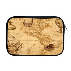 Map Discovery America Ship Train Apple Macbook Pro 17  Zipper Case by Sudhe