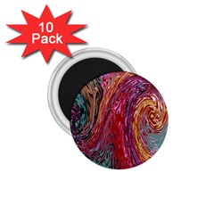 Color Rainbow Abstract Flow Merge 1 75  Magnets (10 Pack)  by Sudhe