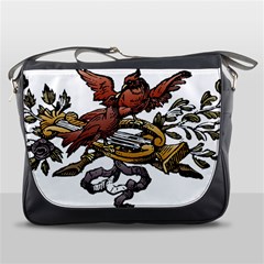 Transparent Background Bird Messenger Bag by Sudhe