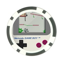 Game Boy White Poker Chip Card Guard by Sudhe