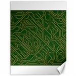 Circuit Board Electronics Draft Canvas 36  x 48  35.26 x46.15  Canvas - 1