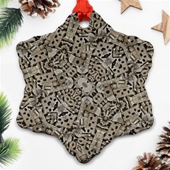 Cyber Punk Pattern Design Ornament (snowflake) by dflcprintsclothing