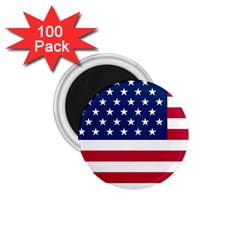 American Flag 1 75  Magnets (100 Pack)  by Valentinaart