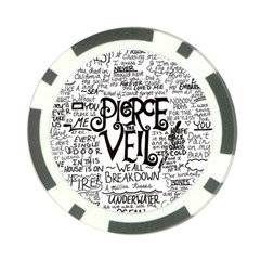 Pierce The Veil Music Band Group Fabric Art Cloth Poster Poker Chip Card Guard (10 Pack) by Sudhe