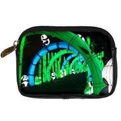 Dragon Lights Panda Digital Camera Leather Case by Riverwoman