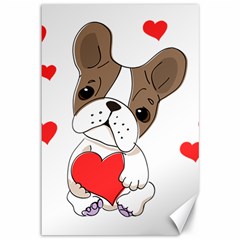 Animation Dog Cute Animate Comic Canvas 12  X 18  by Sudhe