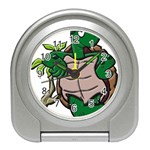 Amphibian Animal Cartoon Reptile Travel Alarm Clock Front