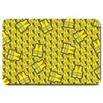 Gilet Jaune Pattern Yellowvests Cowcow Gilet Jaune Pattern Funny Yellow Vests Large Doormat  30 x20  Door Mat