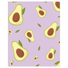 Avocado Green With Pastel Violet Background2 Avocado Pastel Light Violet Drawstring Bag (small) by genx