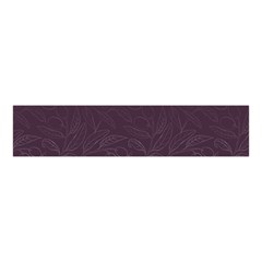 Organic Olive Leaves Pattern Hand Drawn Purple Red Wine Velvet Scrunchie by genx