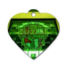Dublin Scioto Irish Window Dog Tag Heart (one Side) by Riverwoman