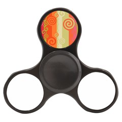 Ring Kringel Background Abstract Red Finger Spinner by Mariart