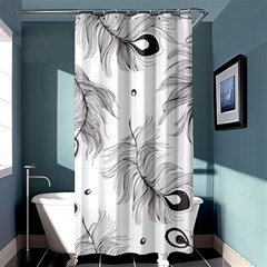 Peacock Shower Curtain 36  X 72  (stall)  by alllovelyideas