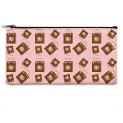 Shopping Bag Pattern Pink Pencil Cases by snowwhitegirl